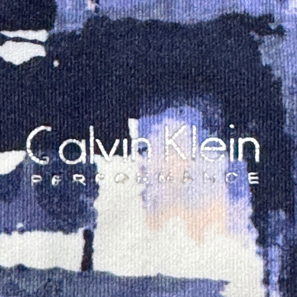 Calvin Klein Collage Print High Waist Leggings XS Multicolor Sporty EUC - Picture 3 of 4